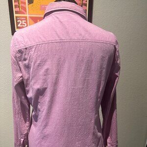 Purple Linen Button Up